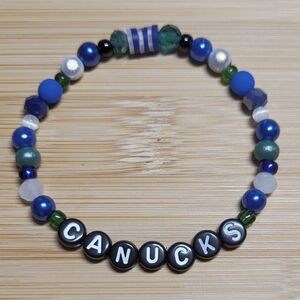 CANUCKS Friendship Bracelet, Size 7"